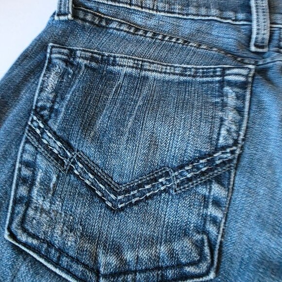 Lucky Brand Lil’ Maggie Low Rise Bootcut Jeans 4 / 27 Short Made in USA - Picture 13 of 13